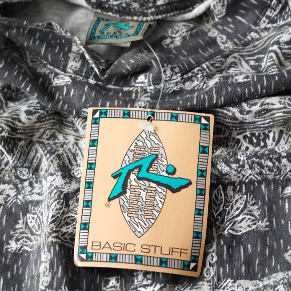 Rusty Vintage RARE NWT Surf Tee Gray Size L 90’s - Picture 8 of 10